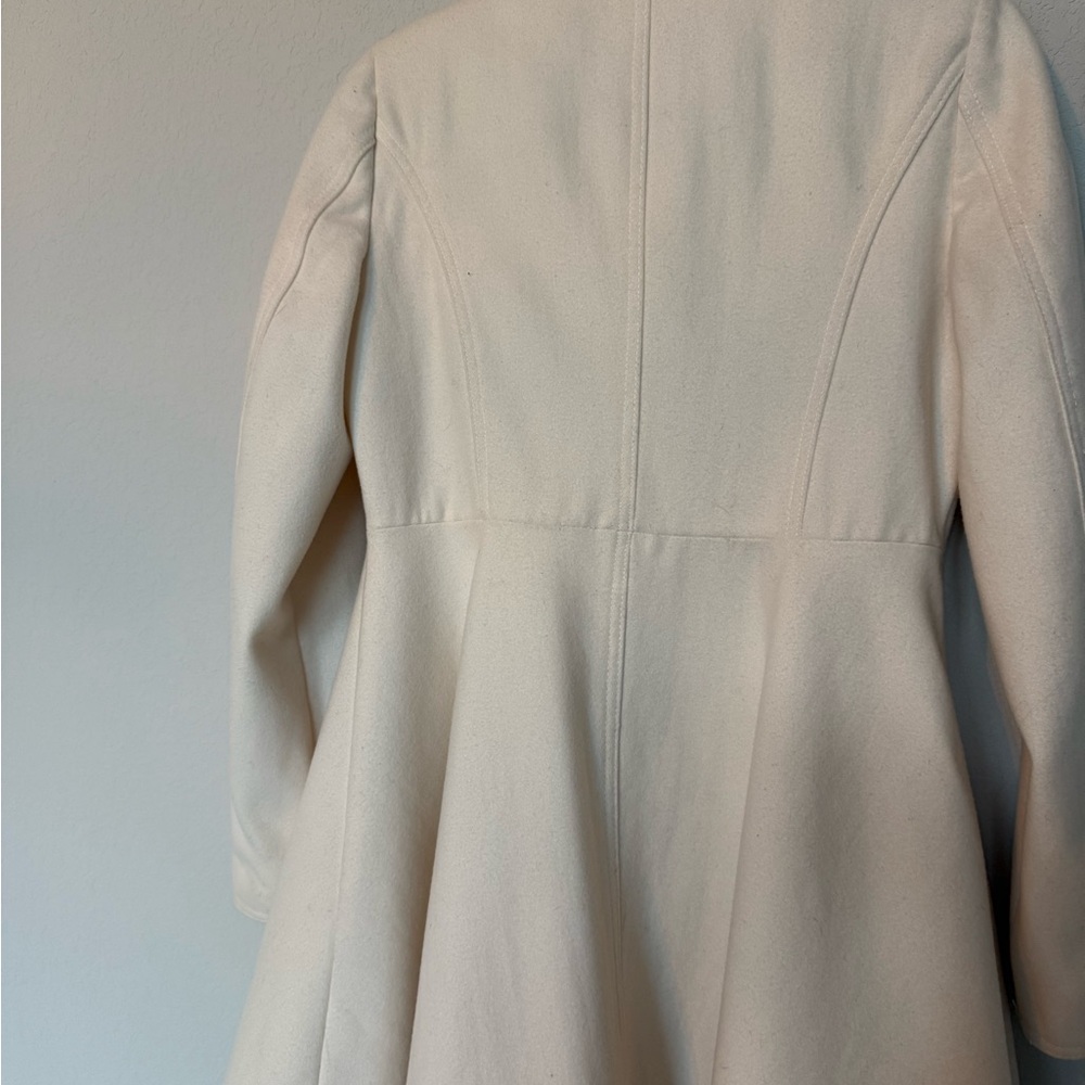 Apt. 9 Cream Double-Breasted Coat - Picture 7 of 14